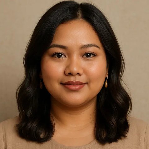 Model Rambut Wanita Korea untuk Wajah Bulat tanpa Poni (Foto: ChatGPT)