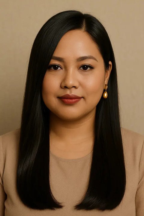 Model Rambut Wanita Korea untuk Wajah Bulat tanpa Poni (Foto: ChatGPT)