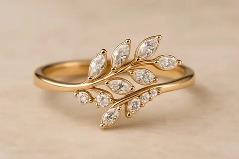 Perhiasan cincin emas koleksi dari Lulapin. (Foto: Dok.)