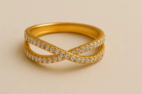 Perhiasan cincin emas koleksi dari Lulapin. (Foto: Dok.)