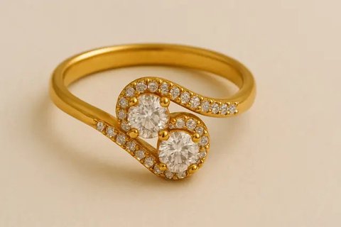 Perhiasan cincin emas koleksi dari Lulapin. (Foto: Dok.)