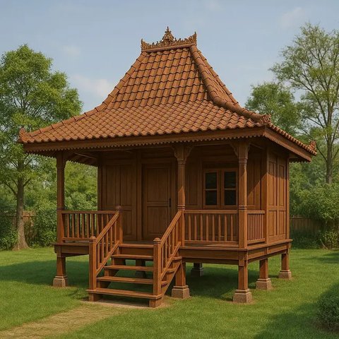 Rumah Panggung Minimalis Ukuran 5x7 Meter/AI