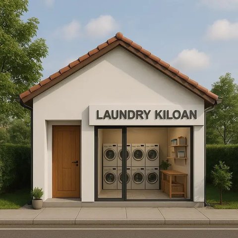 Model Rumah Sederhana di Desa Lengkap dengan Ruko untuk Jualan (AI)