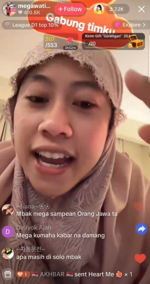 Viral Video Megawati Hangestri Emosi Marah-Marah Pada Netizen Saat Live TikTok, Ada Apa?