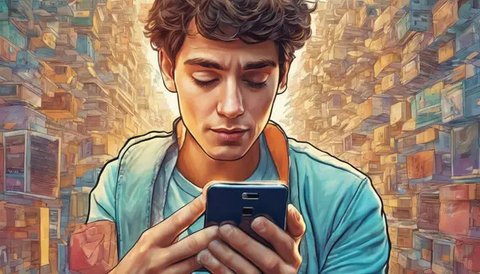 cara mencari hp yang hilang dalam keadaan mati Ilustrasi dibuat Stable Diffusion