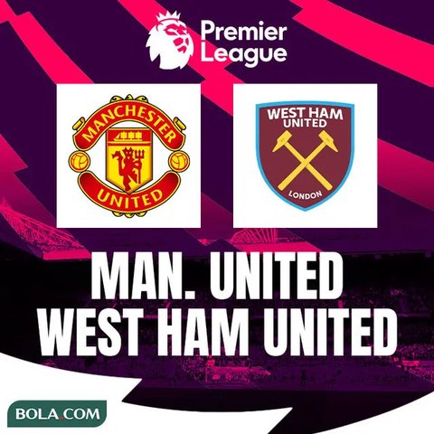 Premier League - Manchester United Vs West Ham United (Bola.com/Adreanus Titus)