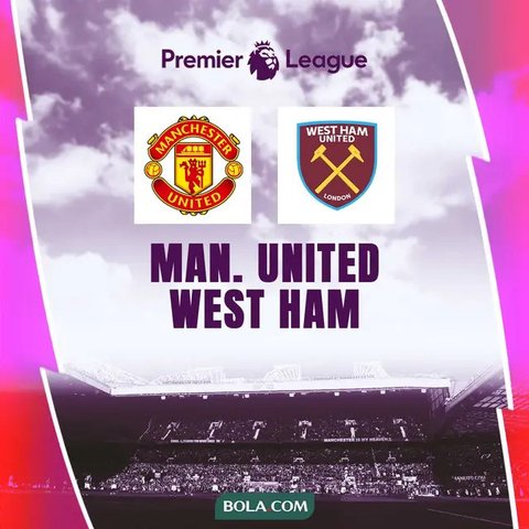 Premier League - Manchester United Vs West Ham United (Bola.com/Adreanus Titus)