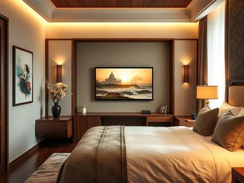 Tips Meletakkan TV di Kamar Tidur yang Benar (Ilustrasi Pexels)
