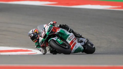 Marc Marquez finis kedua pada Main Race MotoGP Prancis 2025 di Sirkuit Le Mans. (Loic VENANCE / AFP)