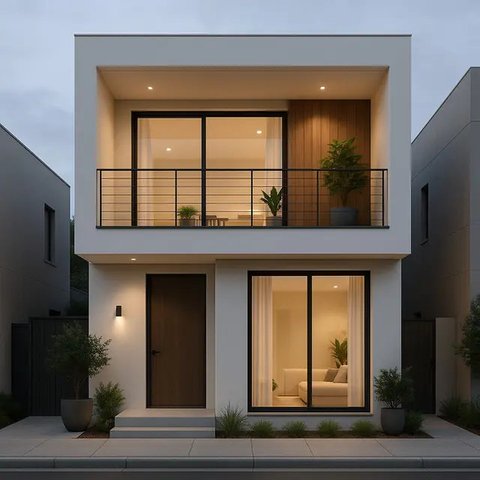 Contoh Rumah Kecil Tapi Mewah 2 Lantai/AI