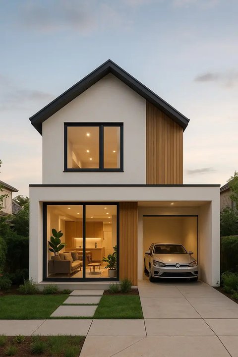 Contoh Rumah Kecil Tapi Mewah 2 Lantai/AI