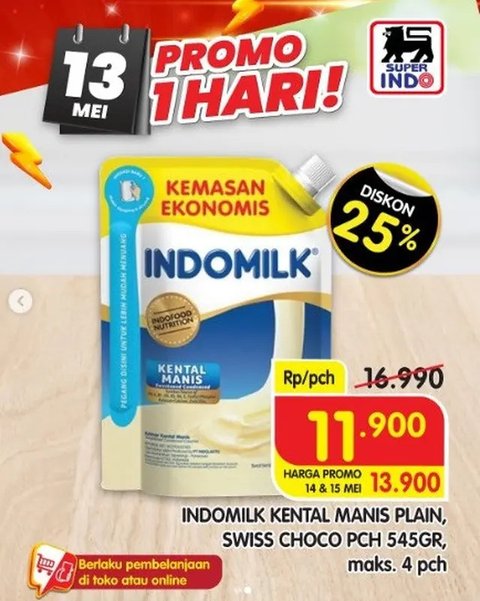 Promo Superindo Hari Ini, 13 Mei 2025 (sumber: Instagram/infosuperindo)
