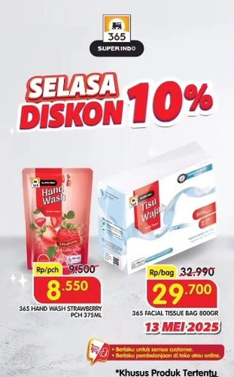 Promo Superindo Hari Ini, 13 Mei 2025 (sumber: Instagram/infosuperindo)