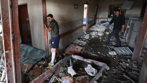 Israel terus melanjutkan serangan militernya di Gaza sejak 18 Maret 2025 setelah gencatan senjata selama dua bulan dalam perangnya melawan Hamas. (Eyad BABA/AFP)