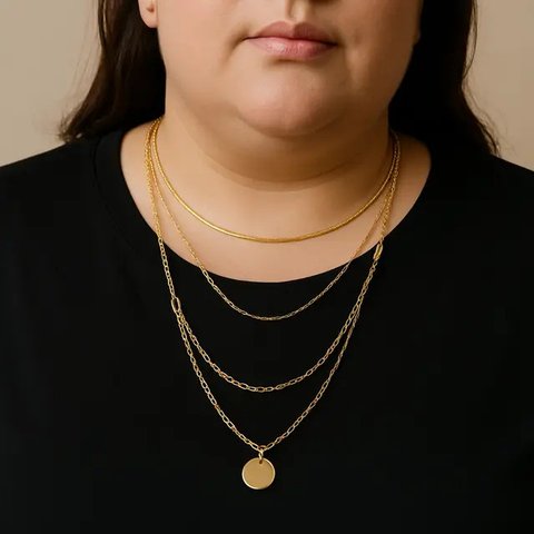 Model Kalung Emas untuk Orang Gemuk