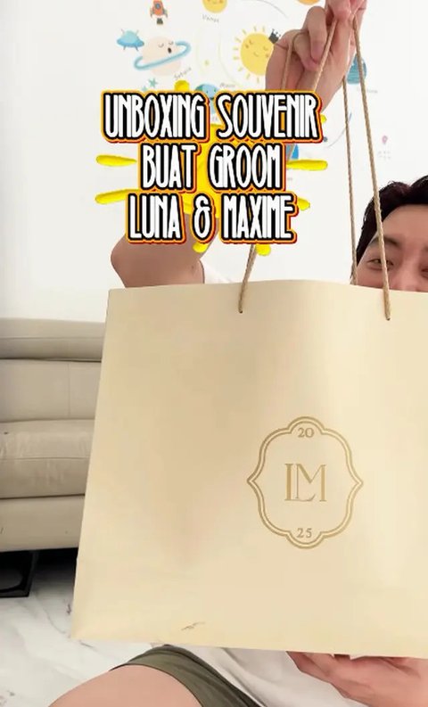 Isi Souvenir Groomsmen Luna Maya (Foto: Instagram @edrictjandra)