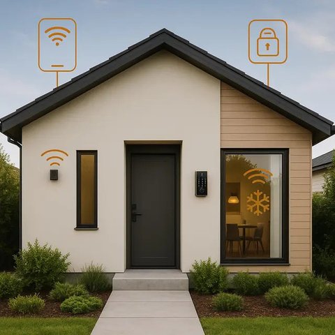 6 Model Rumah Kecil dengan Teknologi Smart Home, Maksimalkan Hunian Jadi Lebih Canggih dan Modern (sumber: AI)