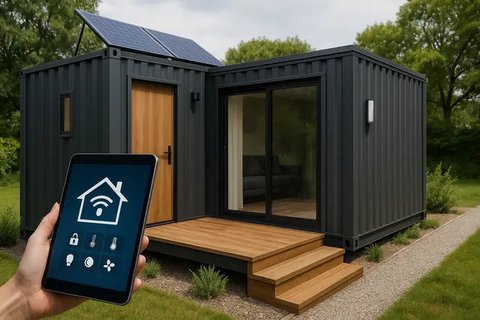 6 Model Rumah Kecil dengan Teknologi Smart Home, Maksimalkan Hunian Jadi Lebih Canggih dan Modern (sumber: AI)