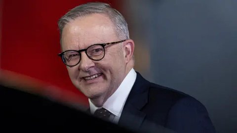 FOTO: Momen PM Australia Anthony Albanese Tiba di Jakarta Disambut Dua Menteri Prabowo