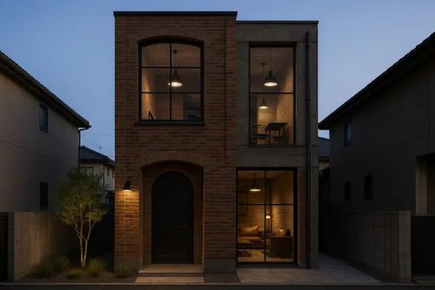 Desain Rumah Mewah Lahan Sempit (Foto: ChatGPT)