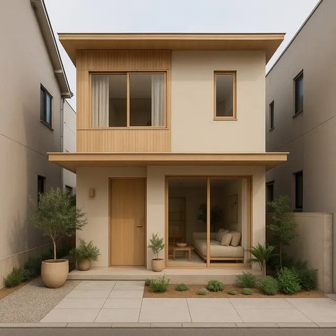 Desain Rumah Mewah Lahan Sempit (Foto: ChatGPT)