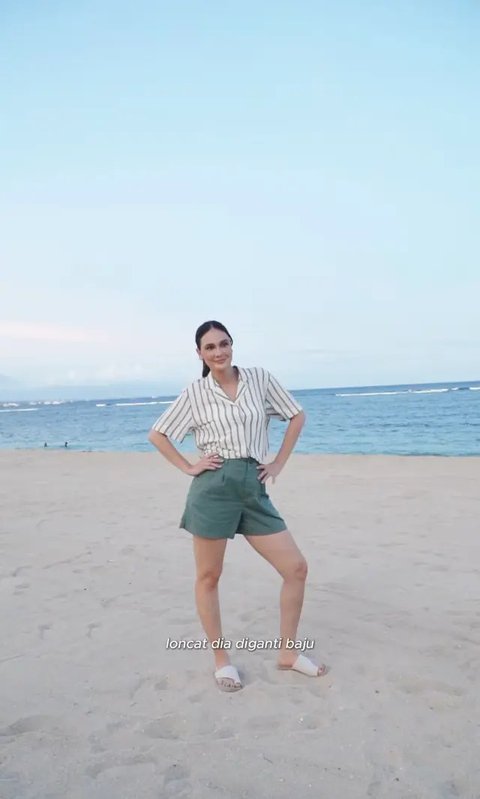 Outfit Liburan di Pantai Ala Luna Maya (Sumber: IG/lunamaya)