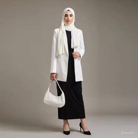 6 Outfit Monokrom Simpel dan Stylish untuk Segala Kesempatan (sumber: AI)