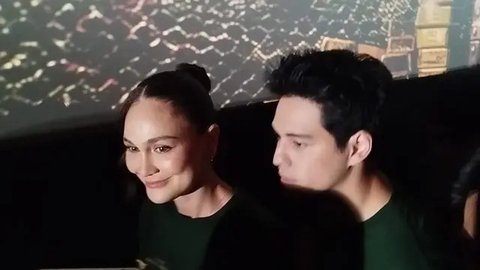 Sepulang dari Italia, Luna Maya Tampil Perdana Sebagai Pasutri dengan Maxime Bouttier di Gala Premier Film GUNDIK