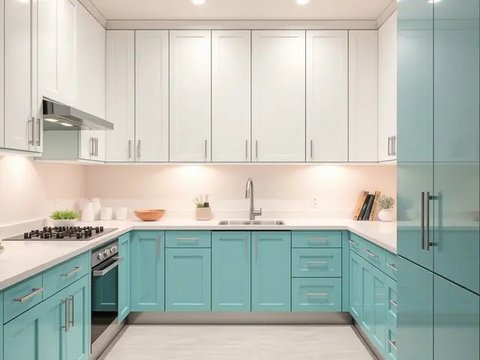 Contoh Model Kitchen Set Minimalis (Sumber: qwen.ai)