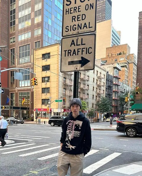 Rizky Langit Ramadhan, putra dari penyanyi Rossa dan drummer band Padi, Yoyo (Foto: Instagram @skylerzdeth)