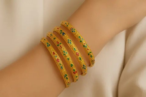 Model Gelang Emas untuk Usia 50 Tahun ke Atas/AI