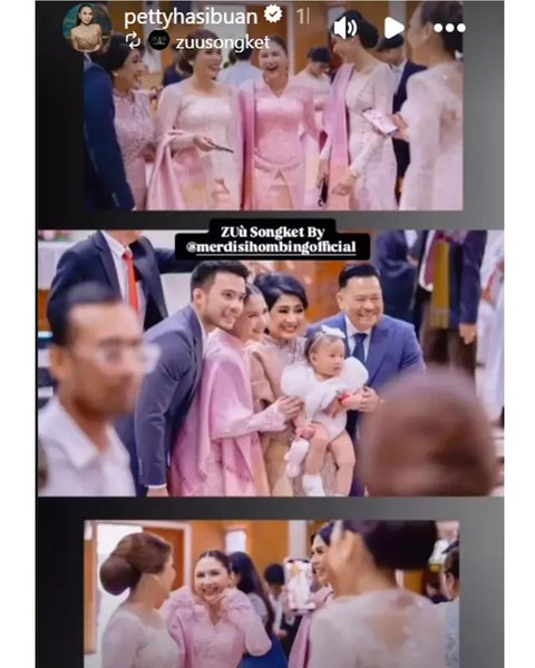 Potret Jessica Mila di momen pembaptisan putrinya. (sumber: Instagram/ramaphoto07/davidwaslly)