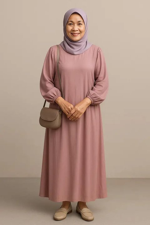 Gamis yang Nyaman untuk Usia 45 Tahun ke Atas (Foto: ChatGPT)