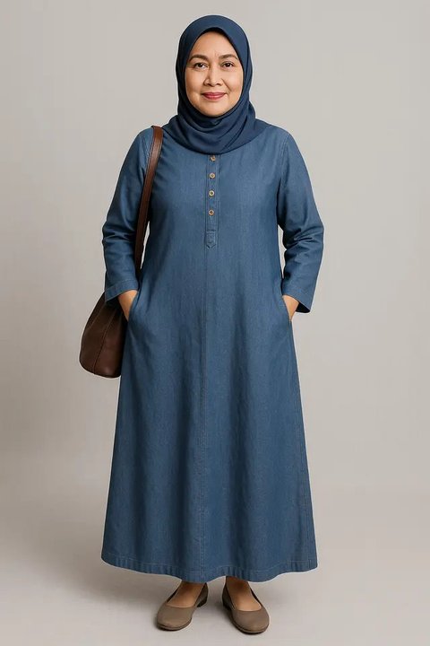 Gamis yang Nyaman untuk Usia 45 Tahun ke Atas (Foto: ChatGPT)