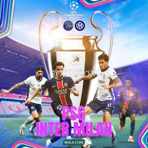 Final Liga Champions - PSG Vs Inter Milan - logo (Bola.com/Adreanus Titus)