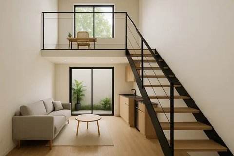 Desain Rumah 6x9 Minimalis Modern (Foto: ChatGPT)