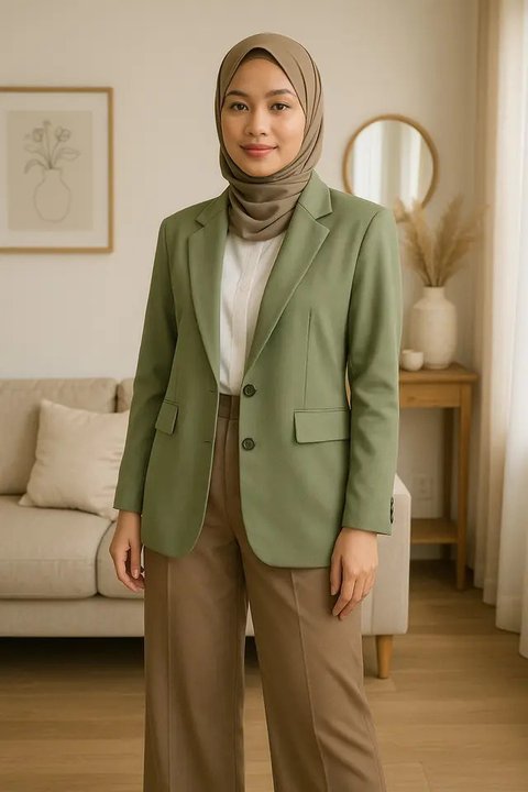 7 Blazer Warna Pastel Trend 2025, Tampil Lembut tapi Powerful (sumber:AI)