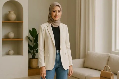 7 Blazer Warna Pastel Trend 2025, Tampil Lembut tapi Powerful (sumber:AI)