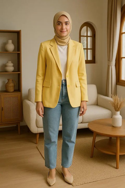 7 Blazer Warna Pastel Trend 2025, Tampil Lembut tapi Powerful (sumber:AI)