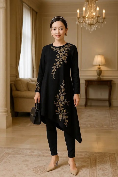 Model Tunik untuk Orang Pendek/AI