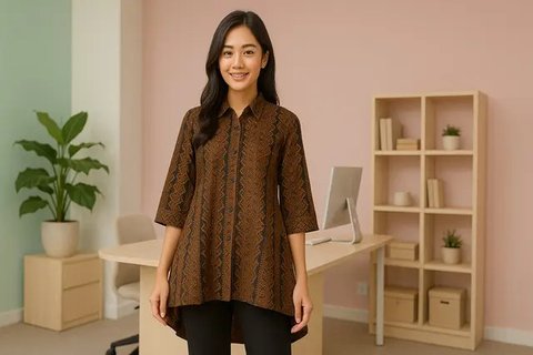 Model Tunik untuk Orang Pendek/AI