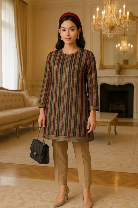 Model Tunik untuk Orang Pendek/AI