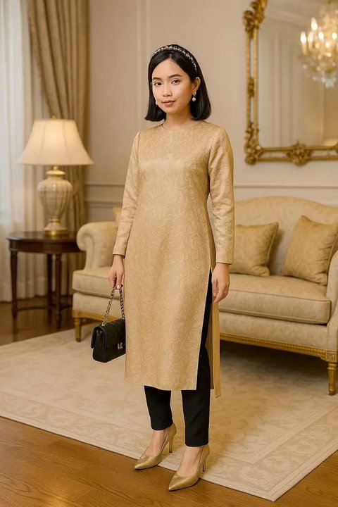 Model Tunik untuk Orang Pendek/AI