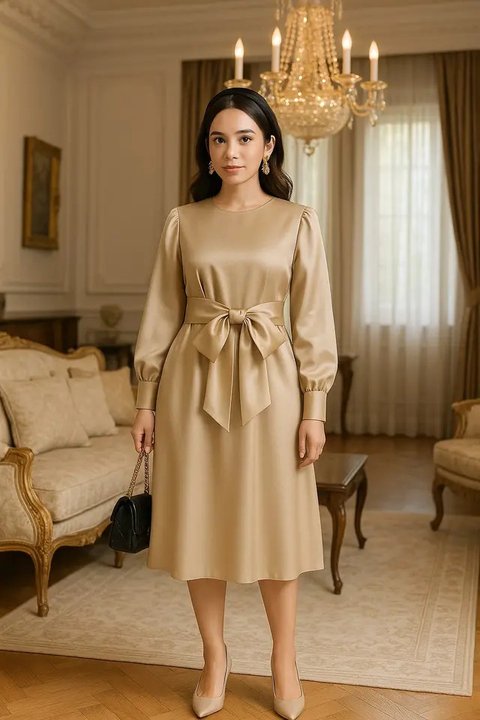 Model Tunik untuk Orang Pendek/AI