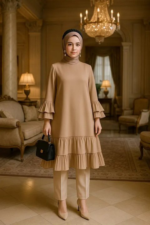 Model Tunik untuk Orang Pendek/AI