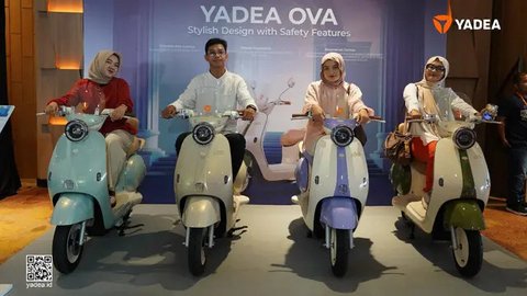 Arena test ride motor listrik di PEVS 2025. (ist)
