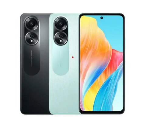 Memegang Oppo A58. (Liputan6.com/M. Labib Fairuz Ibad)