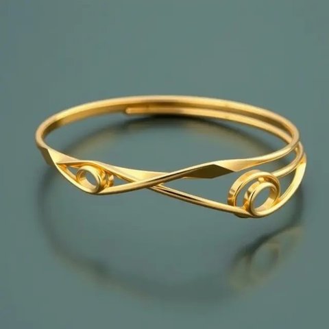 Model Gelang Emas Bangle Mewah by Reve
