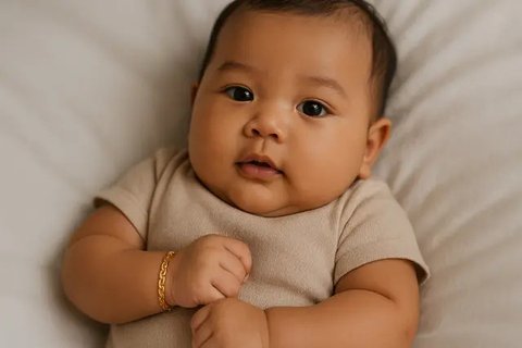 Model Gelang Emas Bayi 1 Gram