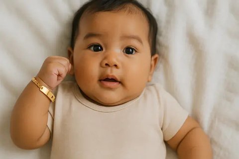 Model Gelang Emas Bayi 1 Gram